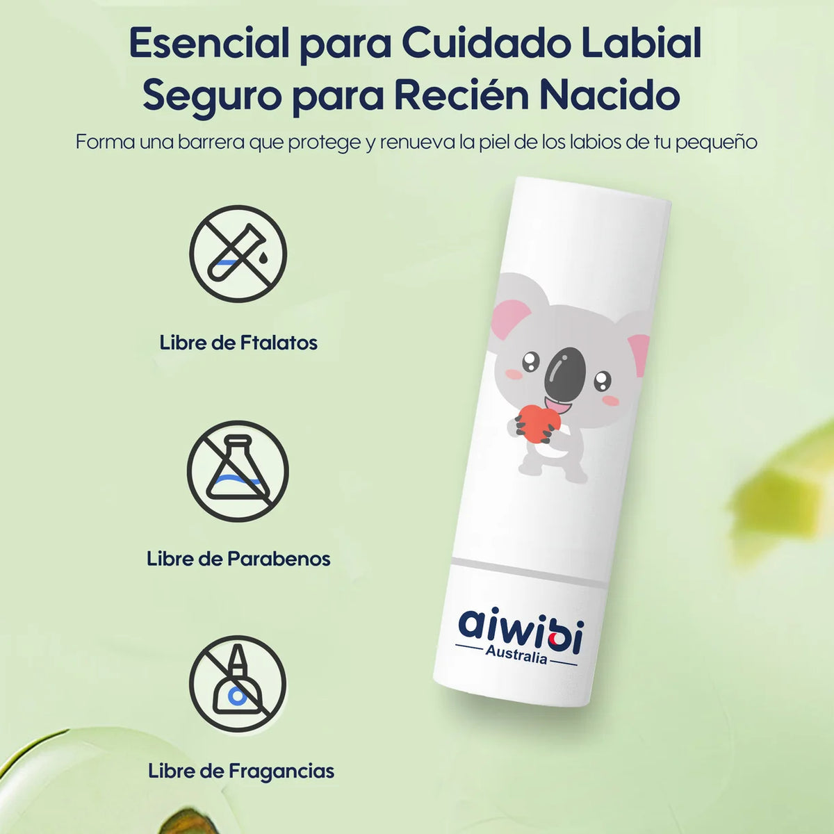 Bálsamo labial para bebé Aiwibi 3.5g