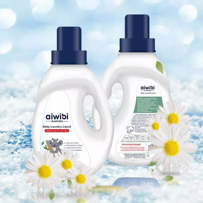 Detergente Líquido Para Ropa Bebés 1000ml Aiwibi