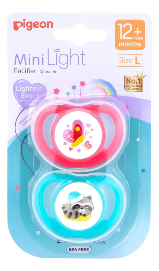 Chupete Mini Light Pigeon 2 Pcs Talla L 12m+