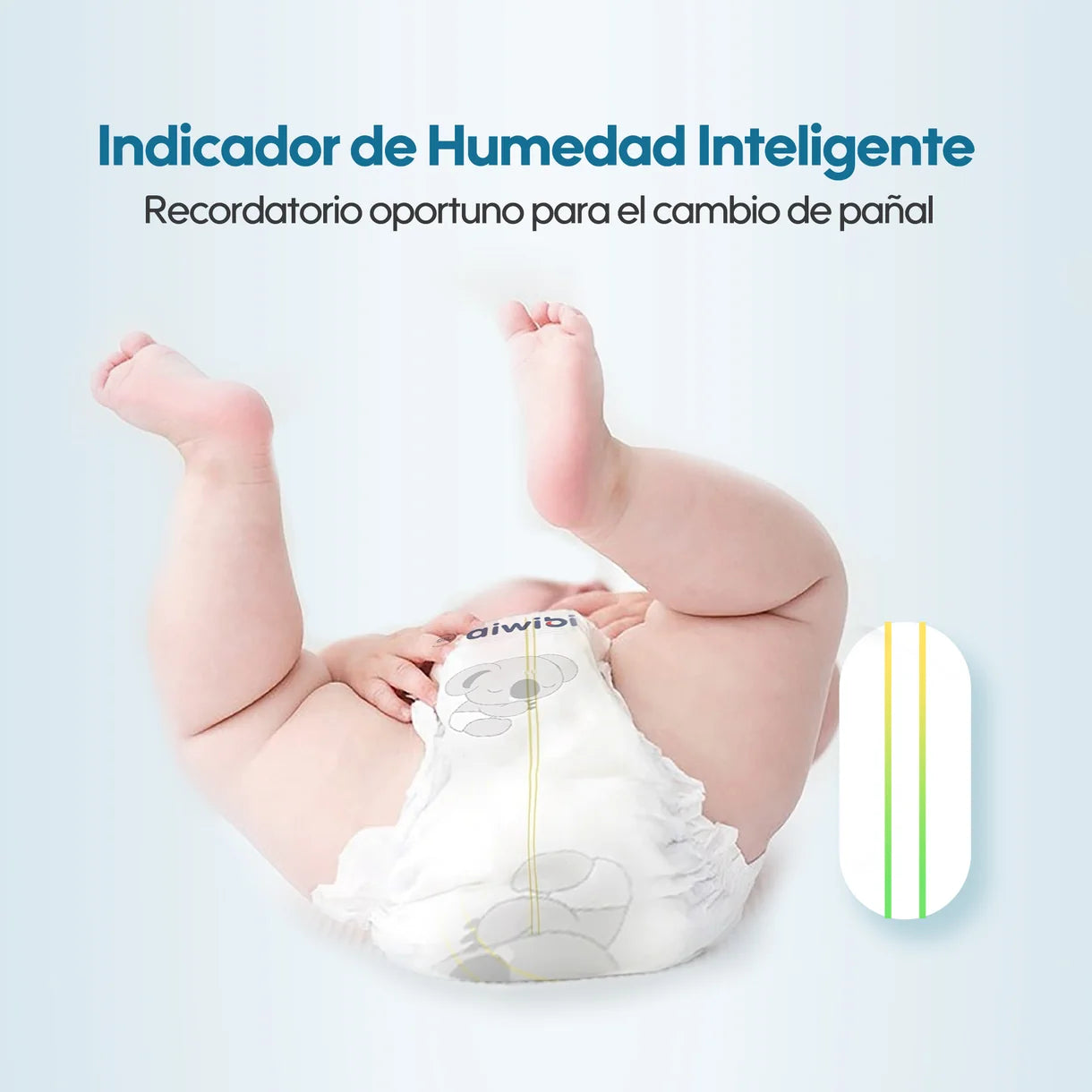 Pañales Aiwibi para bebé Premium Talla Recién nacido RN - 22und