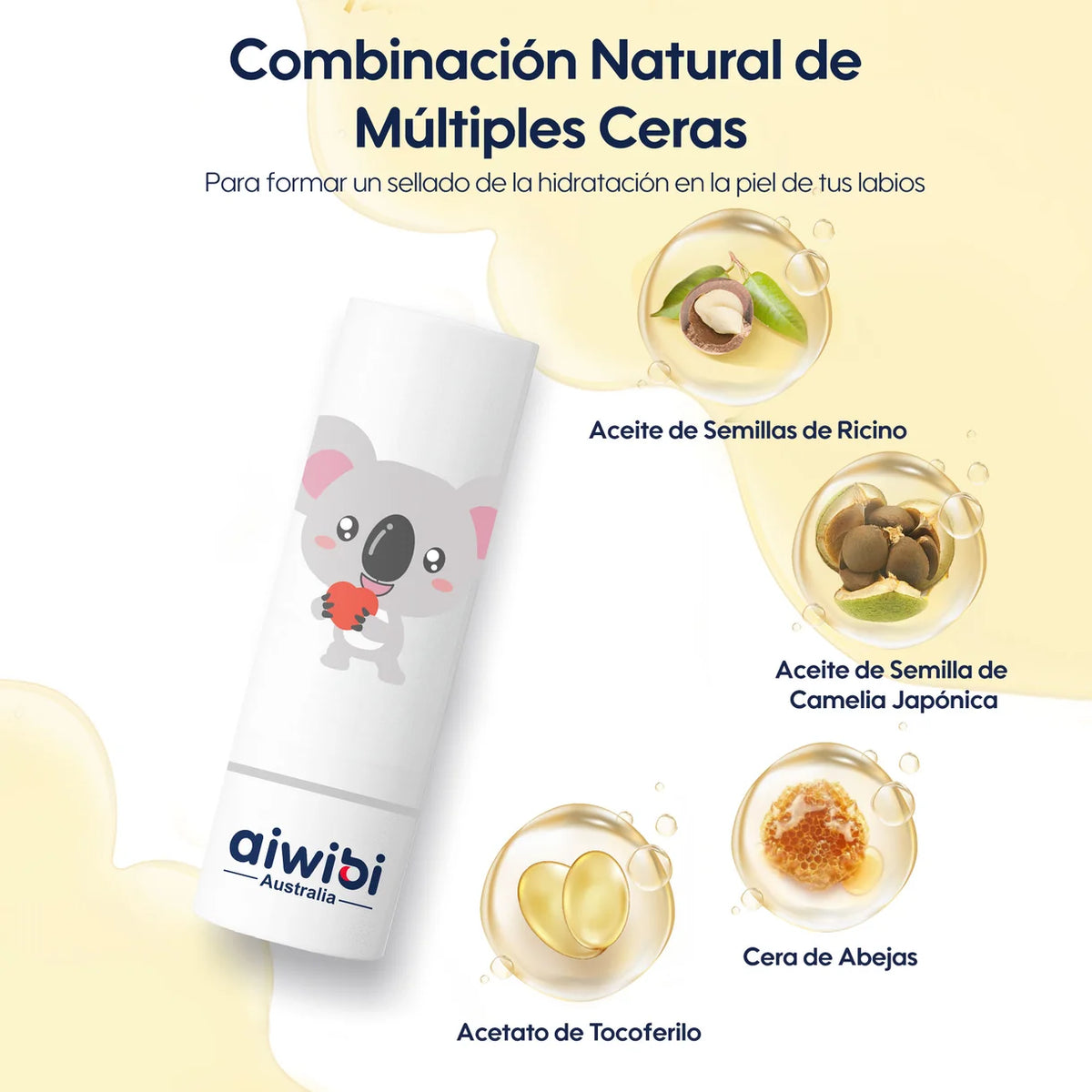 Bálsamo labial para bebé Aiwibi 3.5g