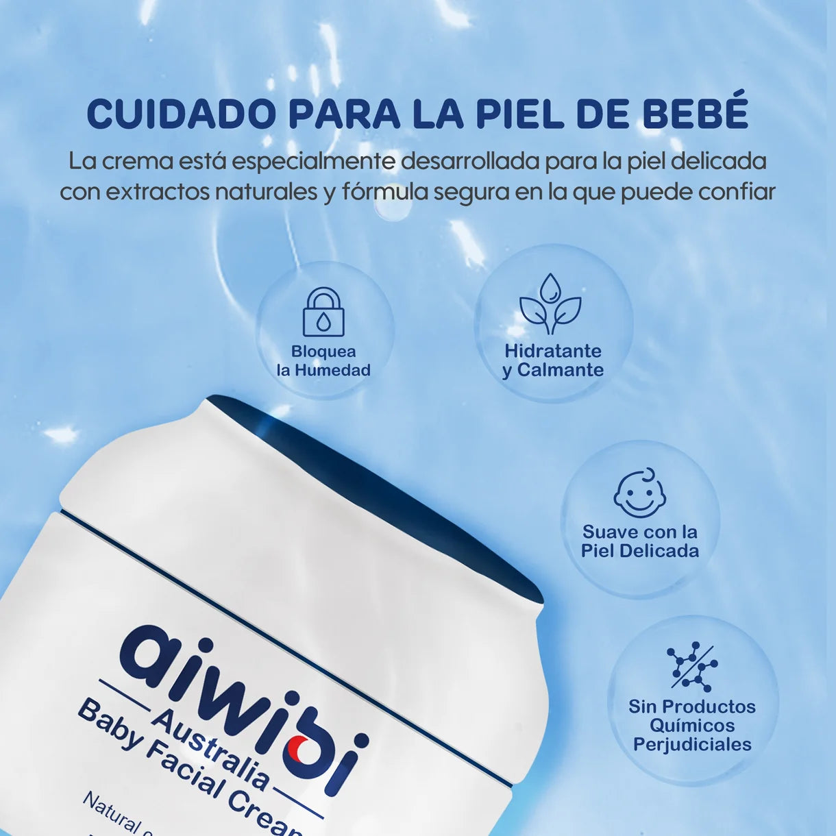 Crema Facial Bebé 50 ml Aiwibi