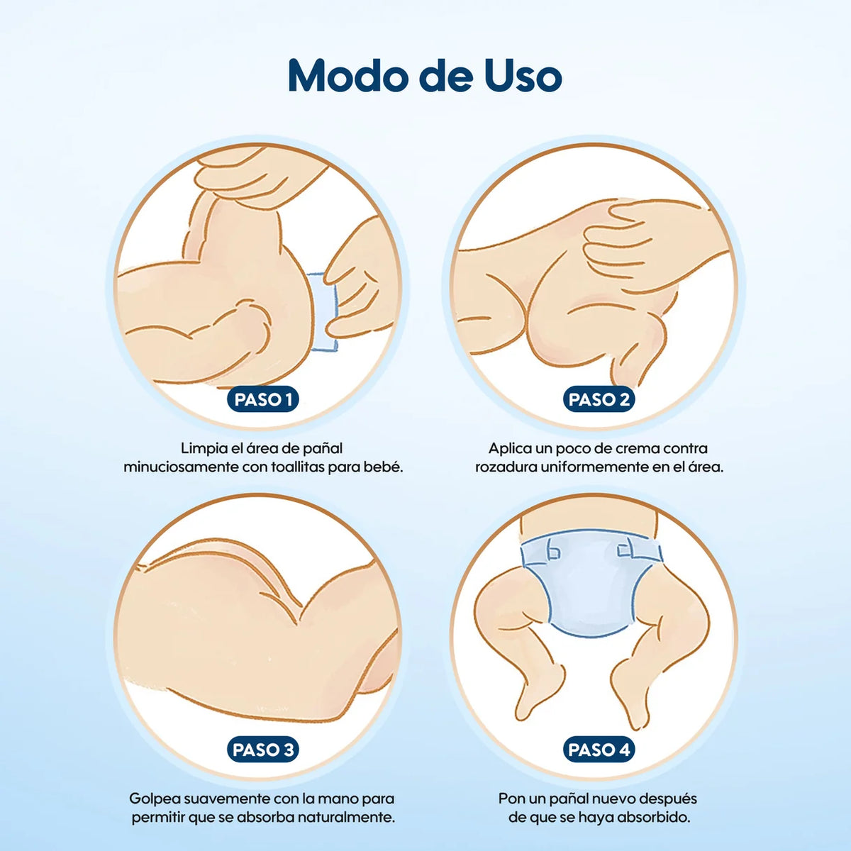 Pomada Crema para Bebés Rozaduras De Pañal 50ml Aiwibi