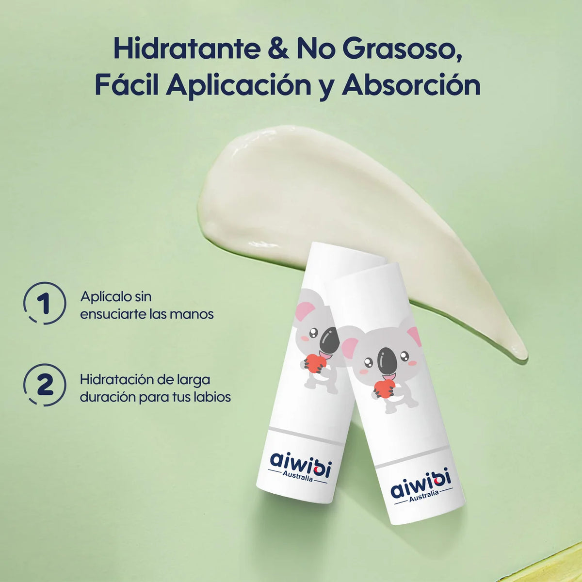 Bálsamo labial para bebé Aiwibi 3.5g