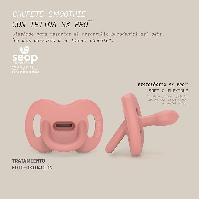 Chupete Todo Silicona con Tetina Fisiológica Sx Pro 0-6 meses