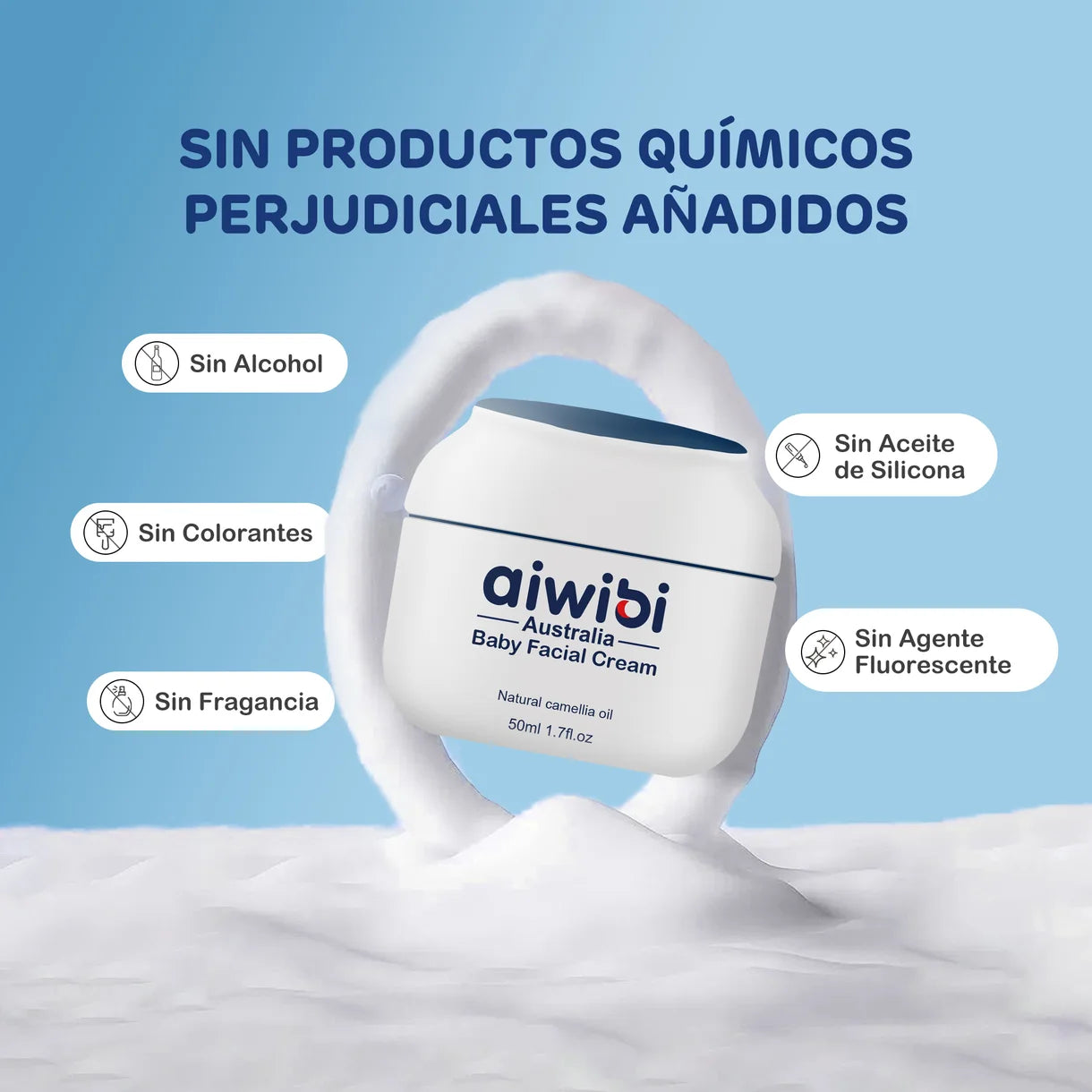 Crema Facial Bebé 50 ml Aiwibi