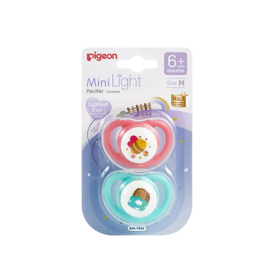 Chupete Mini Light Pigeon 2 Pcs Talla M 6m+