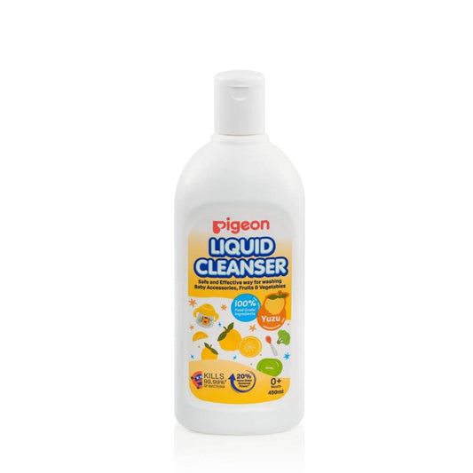 Limpiador mamaderas y accesorios bebé aroma Yuzu Pigeon 450ml