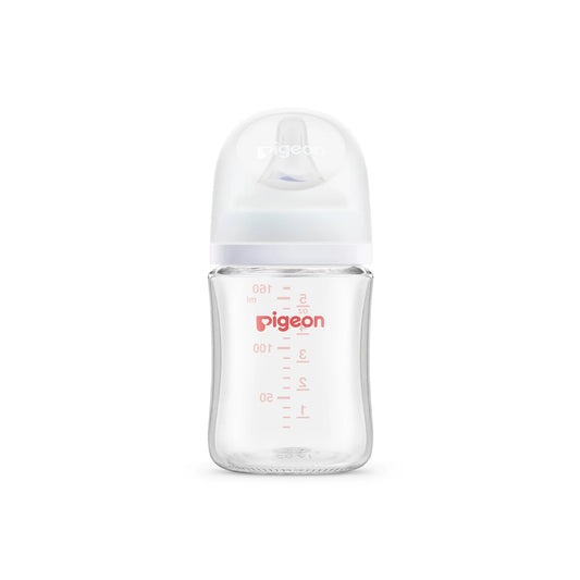 Mamadera vidrio Softouch Pigeon boca ancha 160ml 0m+