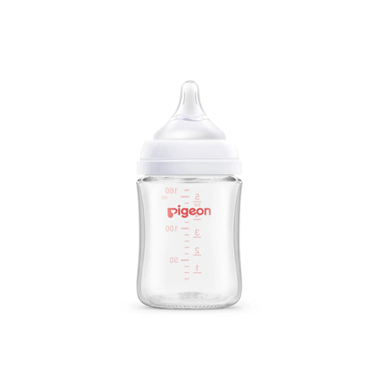 Mamadera vidrio Softouch Pigeon boca ancha 160ml 0m+