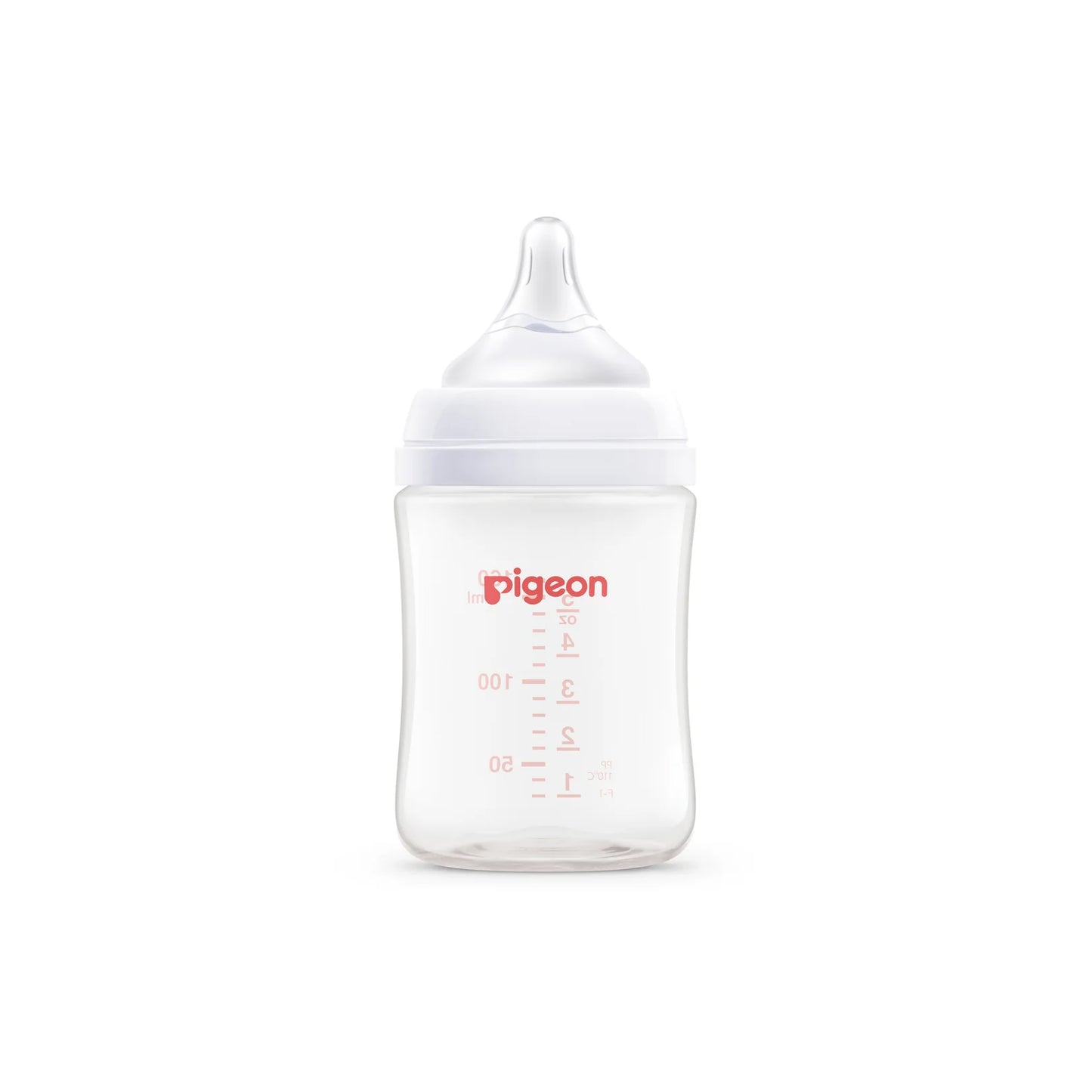 Mamadera PP Softouch Pigeon boca ancha plástico 160ml 0m+