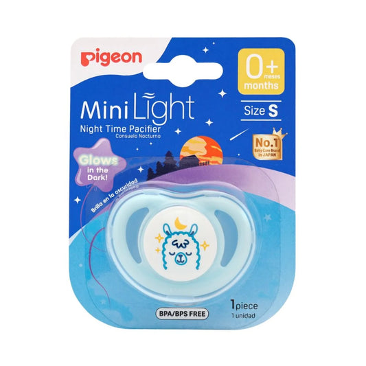 Chupete Mini Light Nocturno Pigeon Talla S 0m+