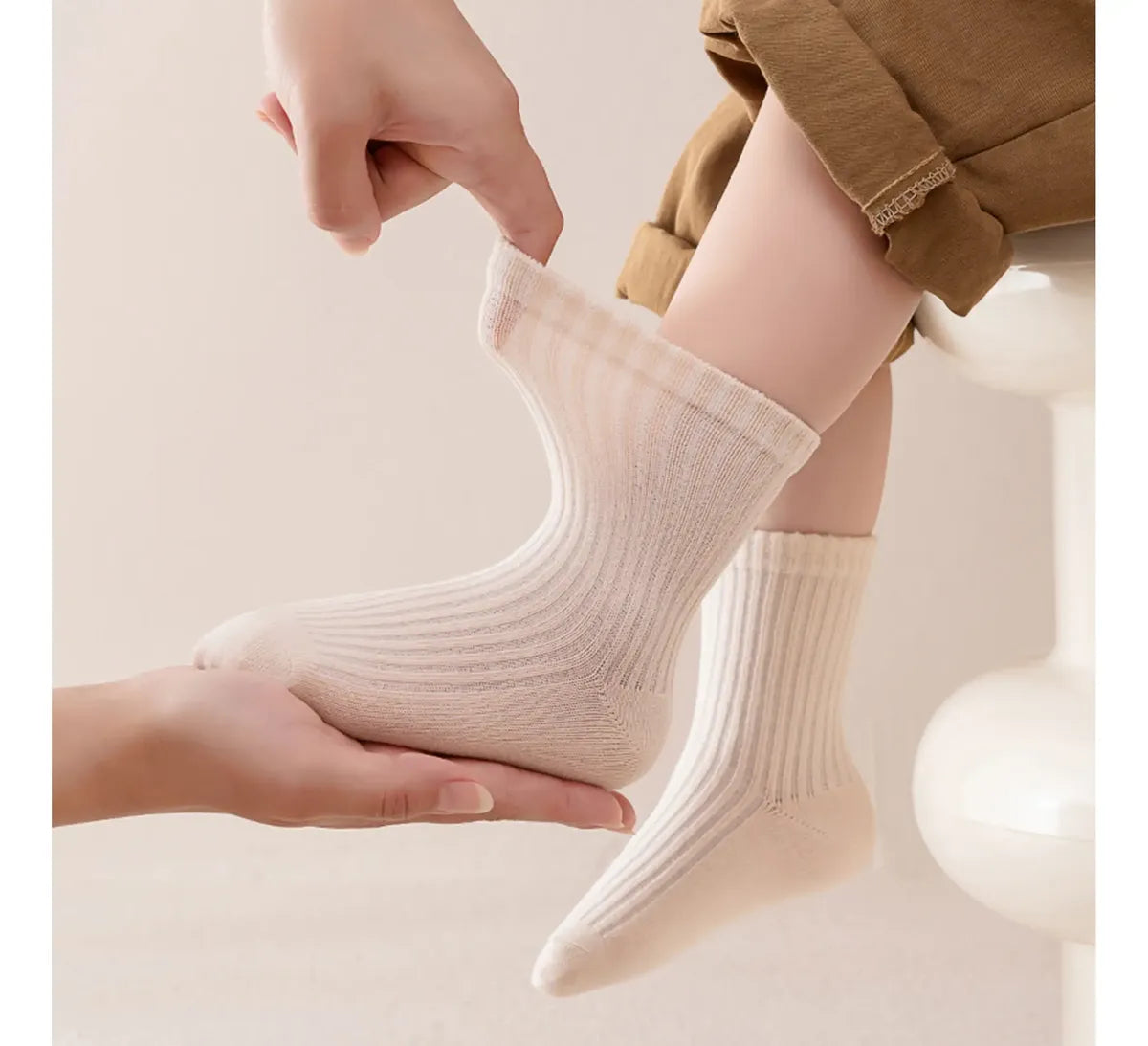 Pack 5 Pares De Calcetines Lisos Infantiles 1-8 años