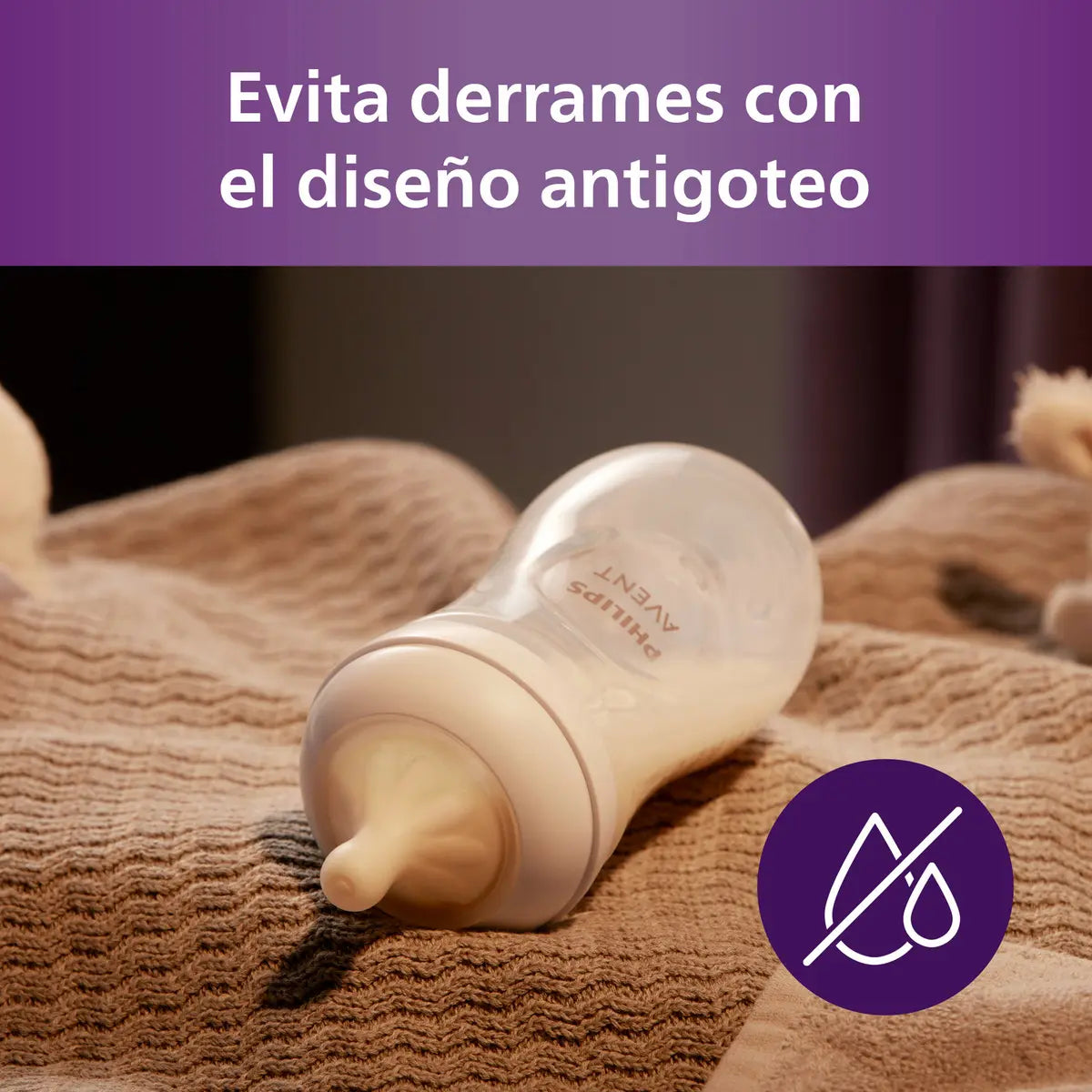 Pack 2 Mamaderas Natural Response Avent 260ml 1m+