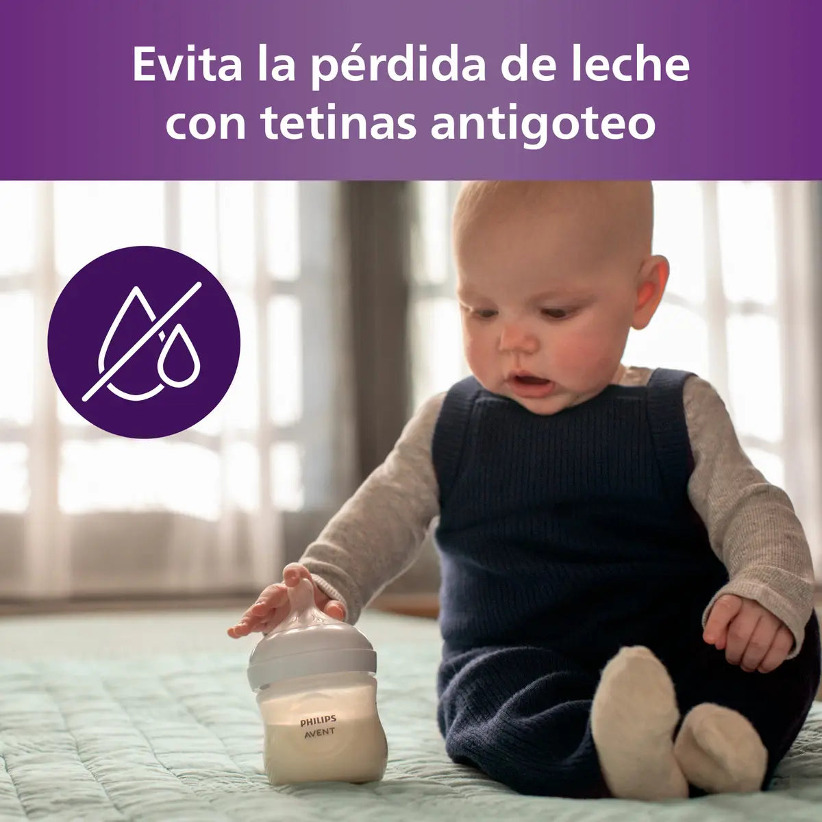 Pack 2 Mamaderas Natural Response Avent 125ml 0m+