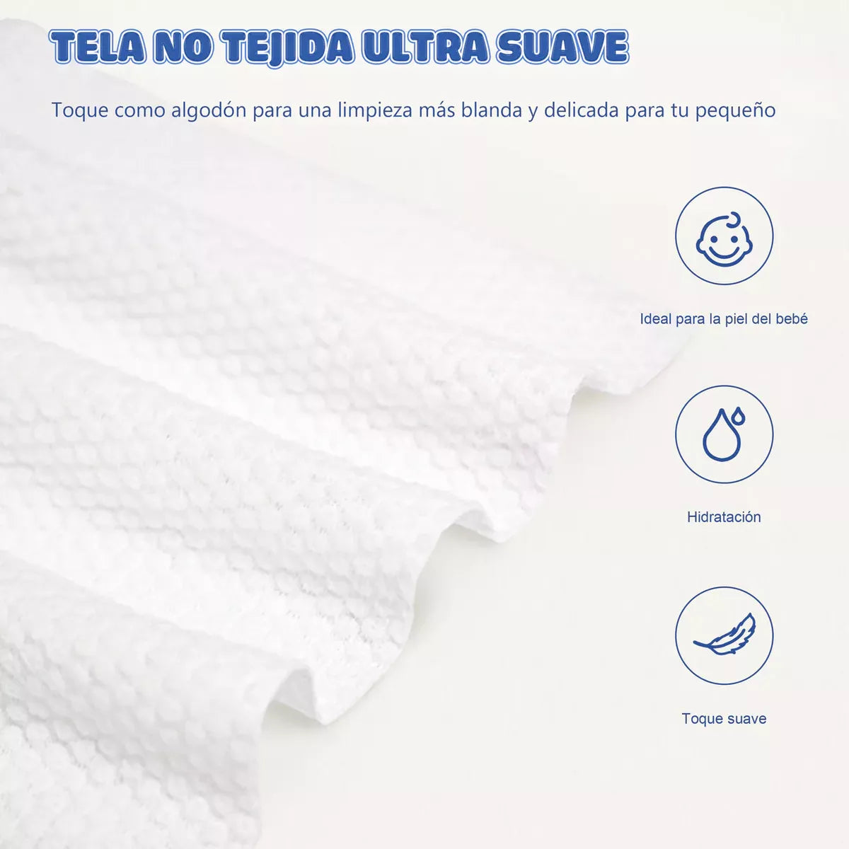 Caja 12 Paquetes Toallitas Húmedas Aiwibi Pure Water 960 unds