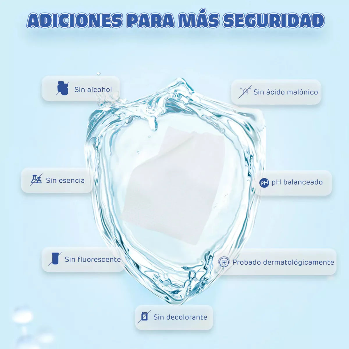 Caja 12 Paquetes Toallitas Húmedas Aiwibi Pure Water 960 unds