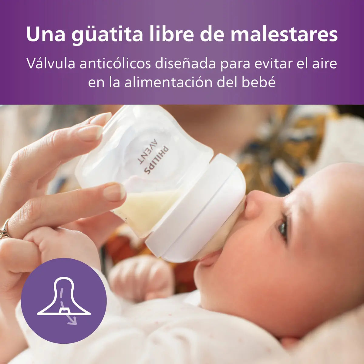 Pack 2 Mamaderas Natural Response Avent 125ml 0m+