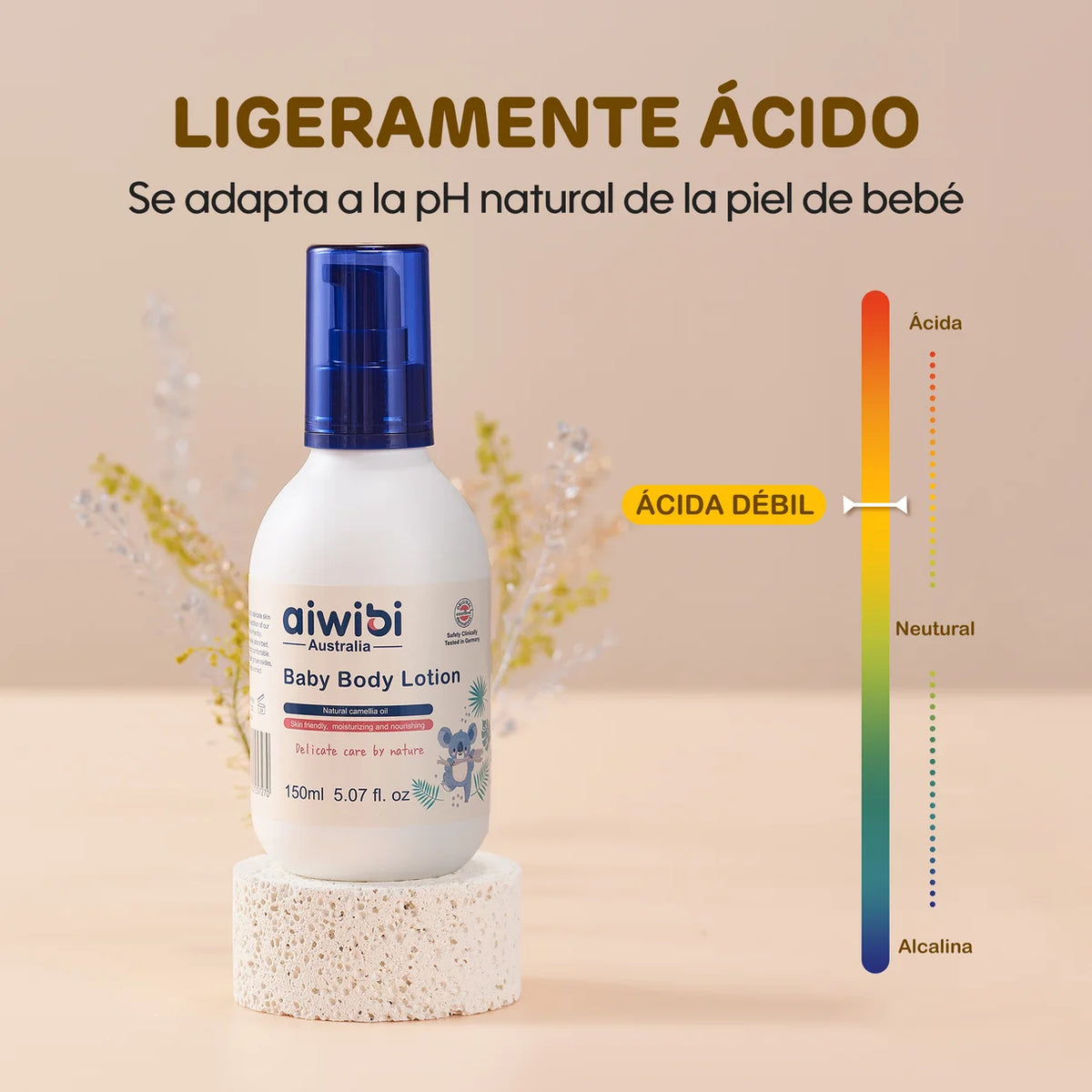 Loción Corporal Para Bebés 150ml Aiwibi