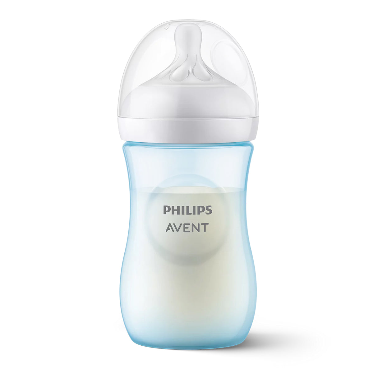 Mamadera natural response Avent 260ml 1m+ Azul