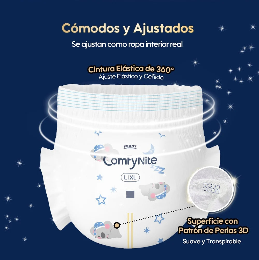 Pants Calzoncitos nocturnos Comfynite Aiwibi para niños Talla P/M (4 a 7 años) - 10 unds