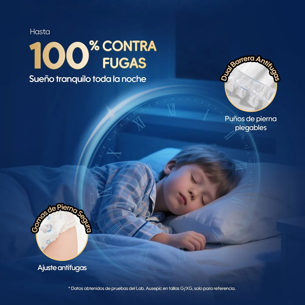 Pants Calzoncitos nocturnos Comfynite Aiwibi para niños Talla P/M (4 a 7 años) - 10 unds