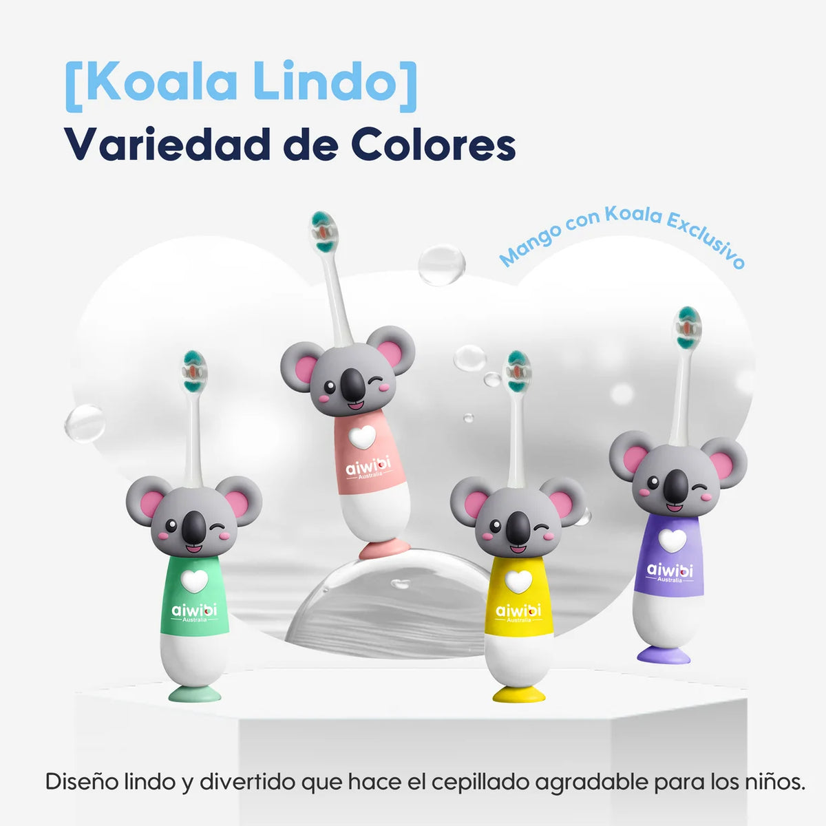 Cepillo De Dientes Para Bebés Y Niños Aiwibi 12m+