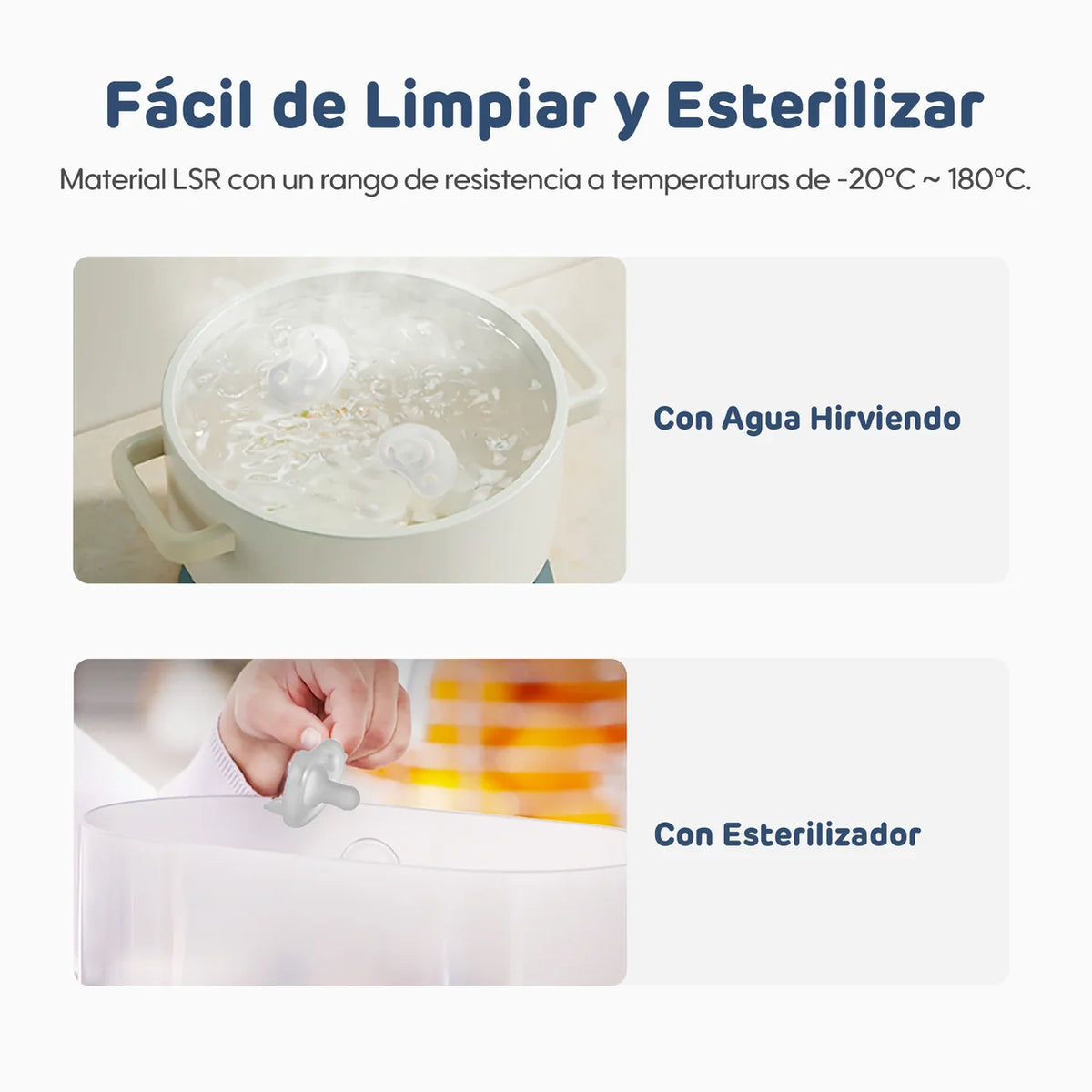 Chupete Silicona de Día Bebé Daytime 1un Aiwibi