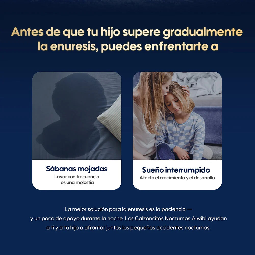 Pants Calzoncitos nocturnos Comfynite Aiwibi para niños Talla P/M (4 a 7 años) - 10 unds