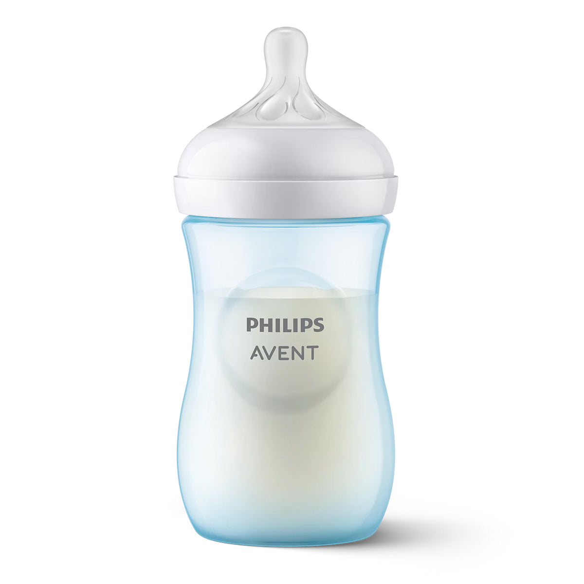 Mamadera natural response Avent 260ml 1m+ Azul