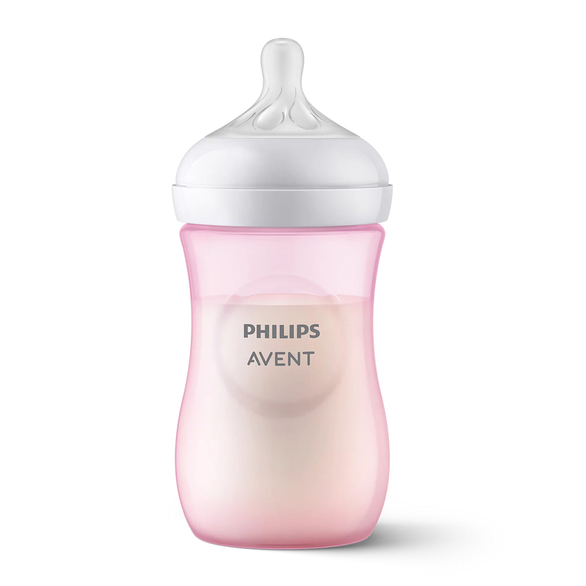 Mamadera natural response Avent 260ml 1m+ Rosada