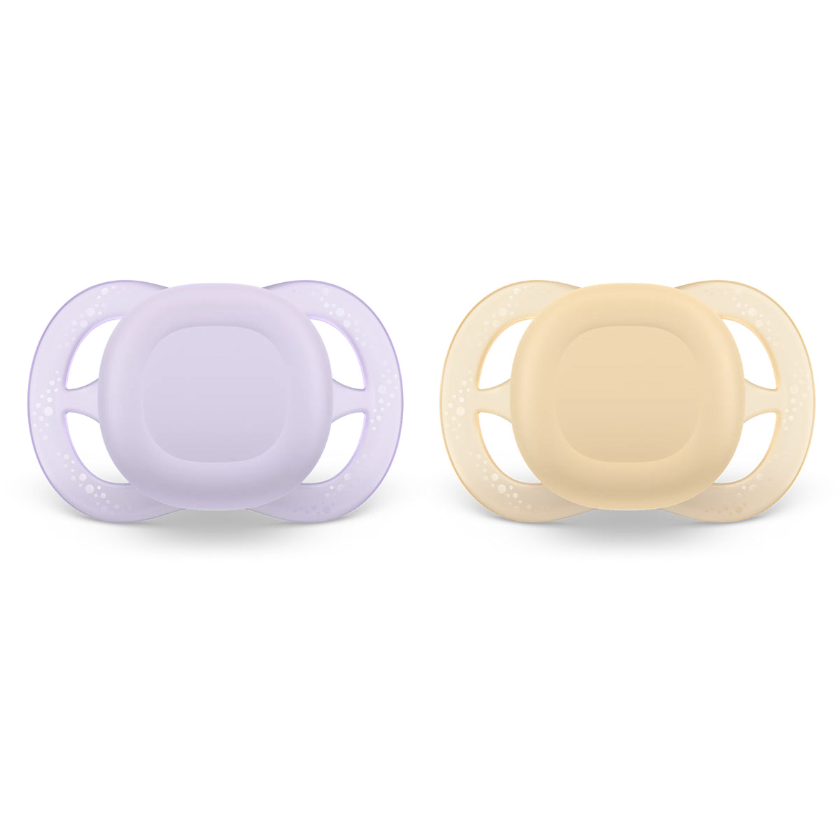 Chupetes Avent Ultra Start 0-2m 2unds Morado y amarillo