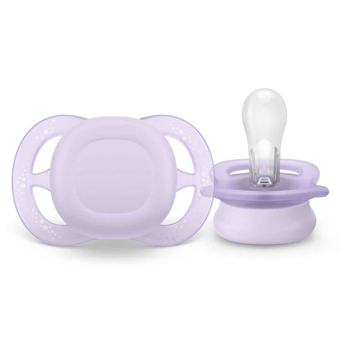 Chupetes Avent Ultra Start 0-2m 2unds Morado y amarillo