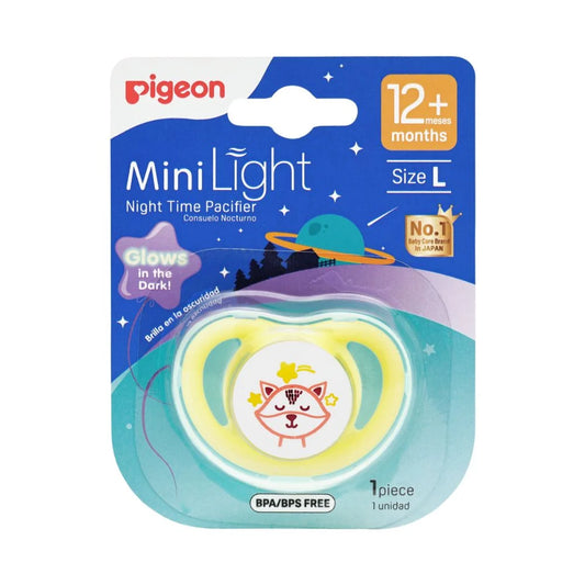 Chupete Mini Light Nocturno Pigeon Talla L 12m+