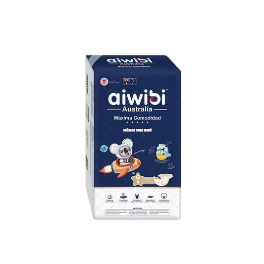 Pañales Aiwibi para bebé Máxima comodidad Dulce noche Talla G - 48und