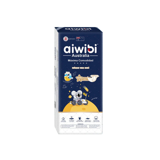 Pañales Aiwibi para bebé Máxima comodidad Dulce noche Talla XXXG - 34und