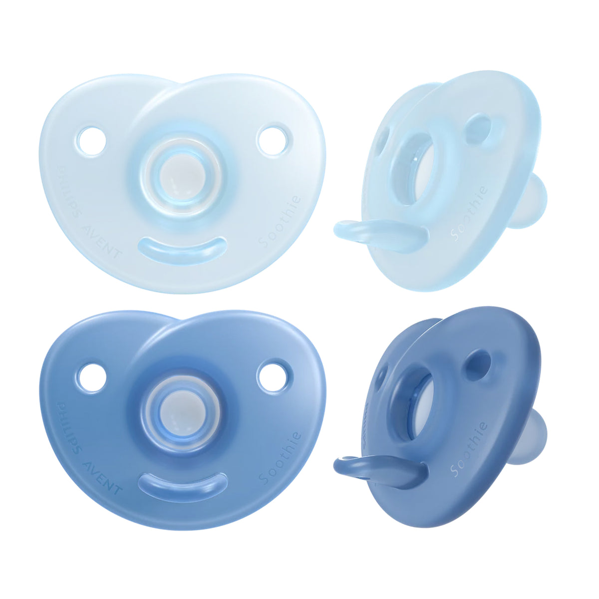 Chupetes Avent Soothie 0-6m 2unds Azules