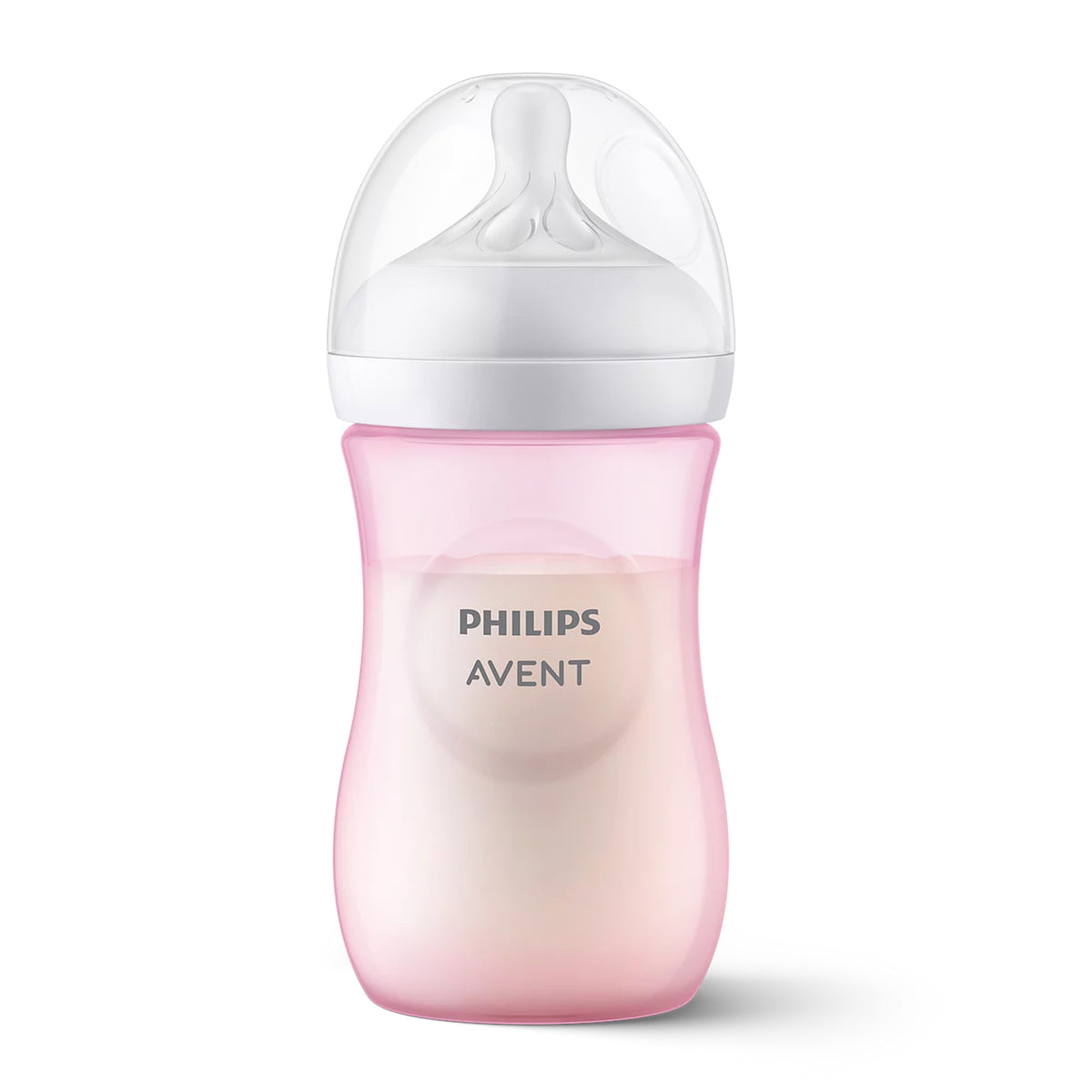 Mamadera natural response Avent 260ml 1m+ Rosada