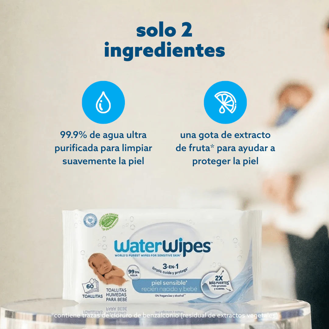 Caja Toallitas húmedas WaterWipes Mega Value Box 720und