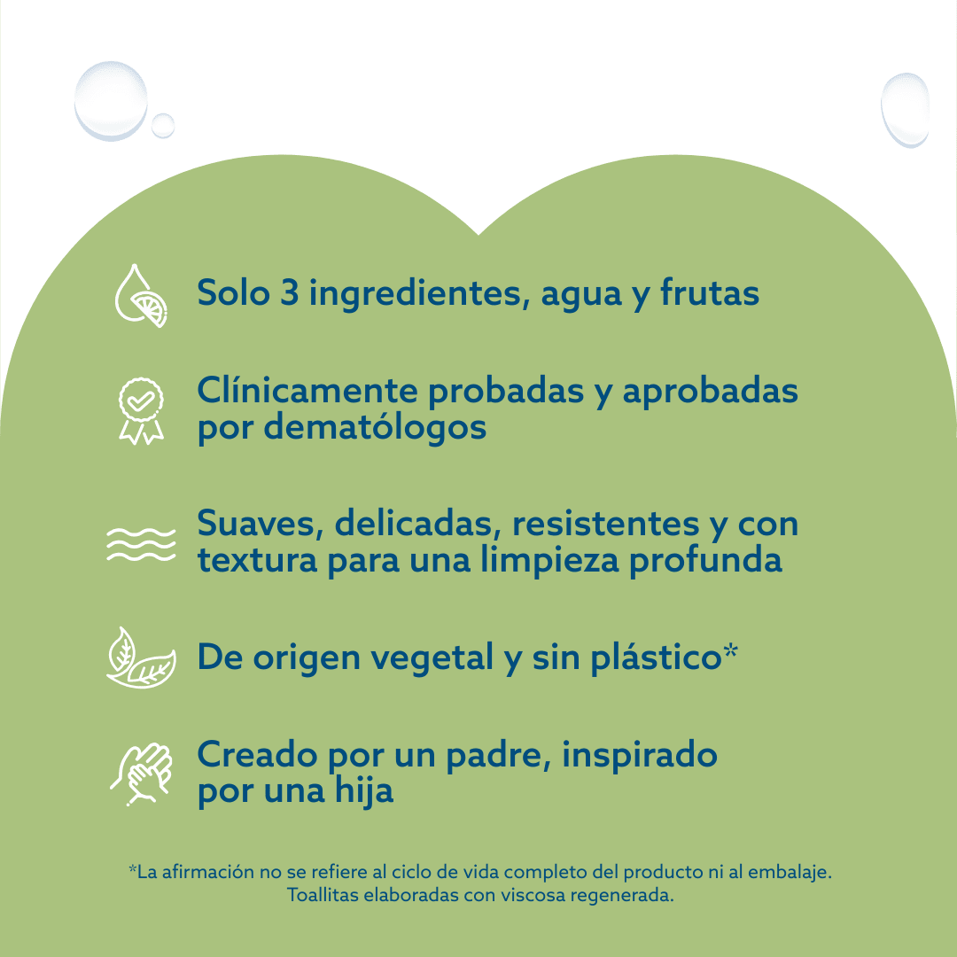 3 paquetes Toallitas húmedas WaterWipes Textured Clean 180unds