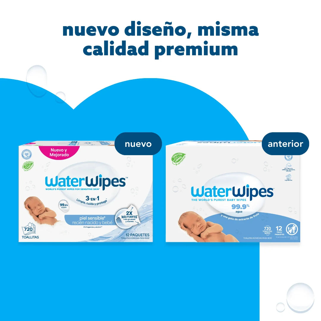 Caja Toallitas húmedas WaterWipes Mega Value Box 720und