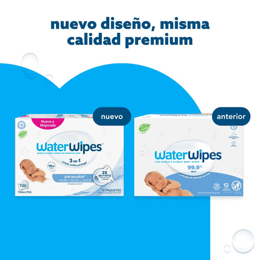 Caja Toallitas húmedas WaterWipes Mega Value Box 720und