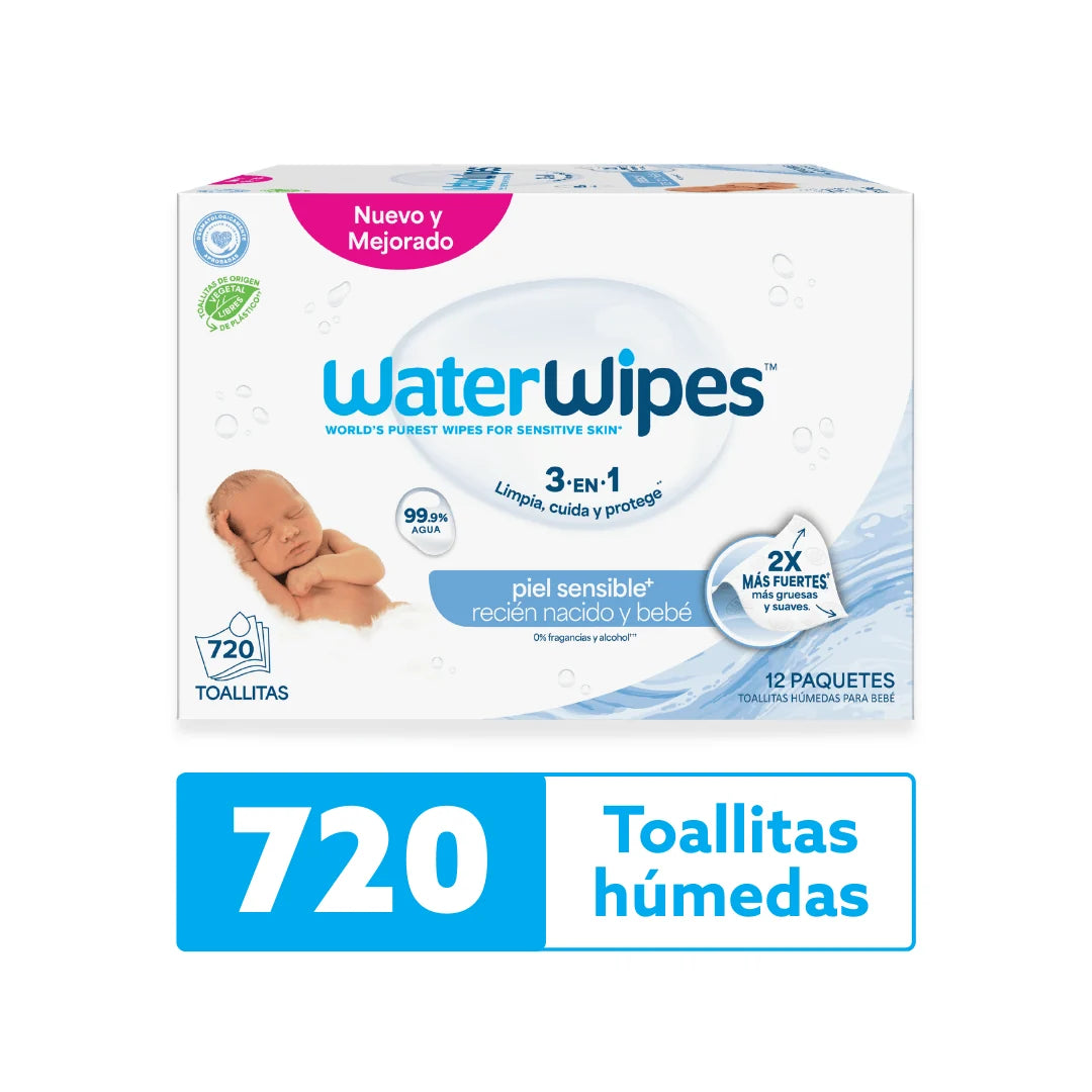 Caja Toallitas húmedas WaterWipes Mega Value Box 720und
