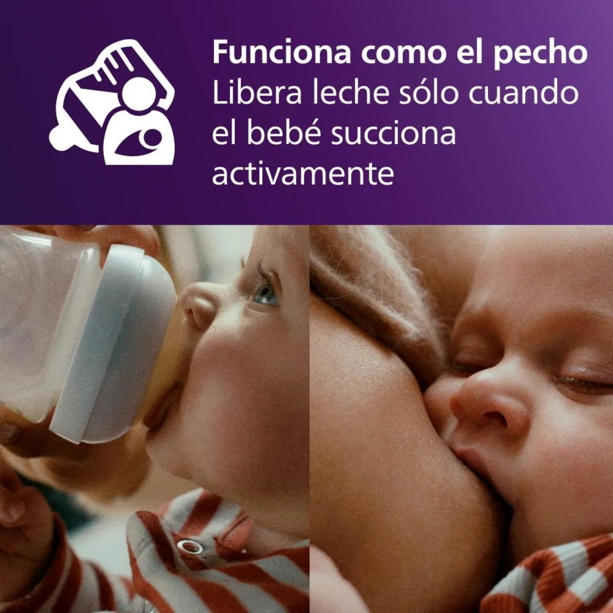 Pack 2 Mamaderas Natural Response Avent 330ml 6m+