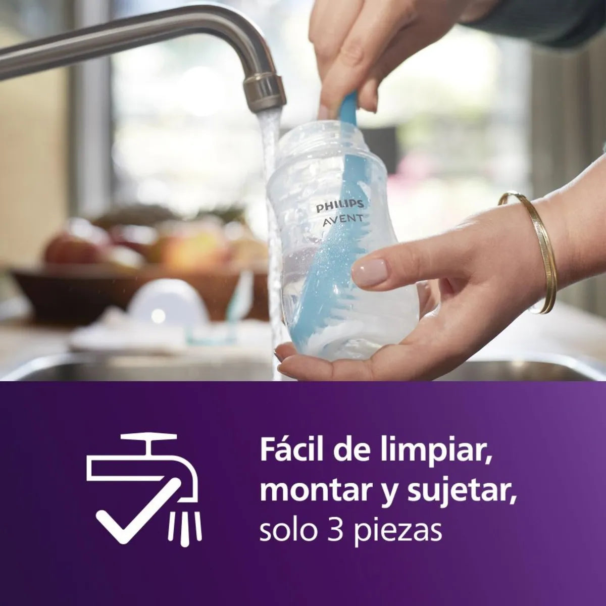 Pack 2 Mamaderas Natural Response Avent 330ml 6m+